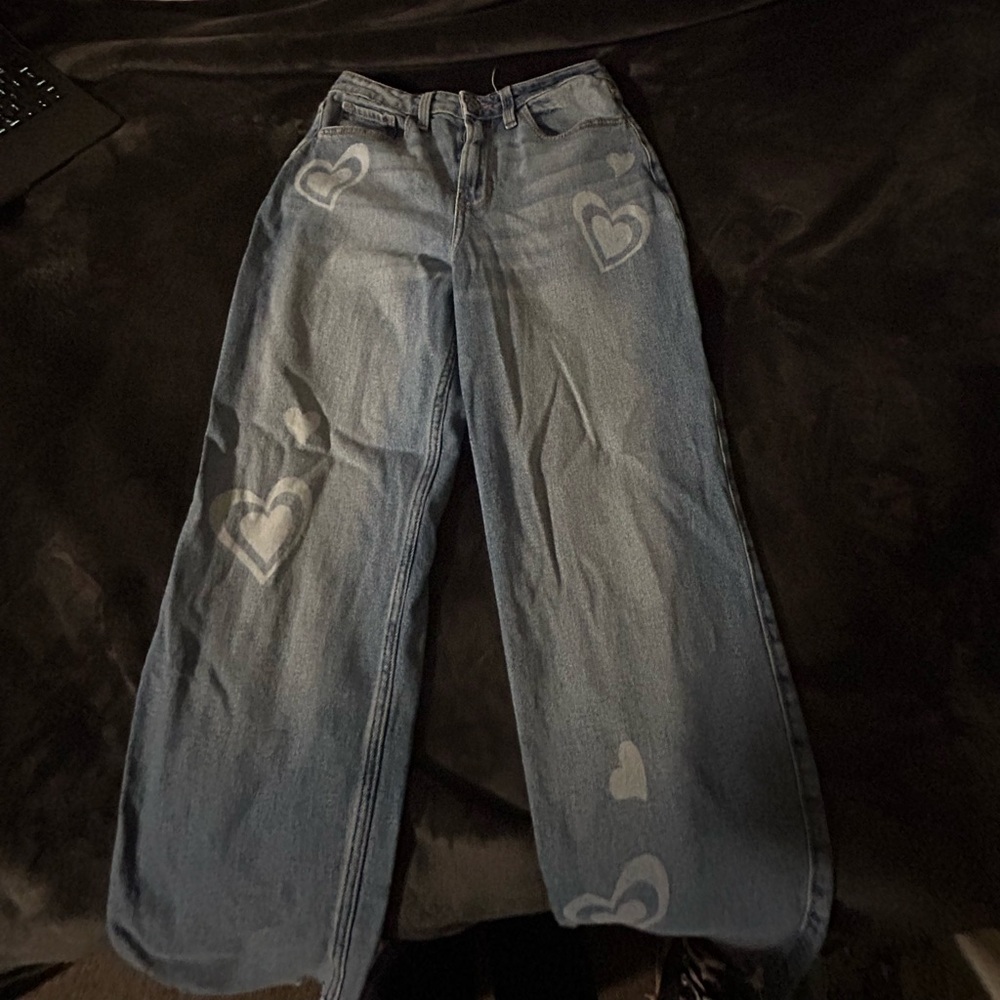 Heart Dye Hollister Jeans